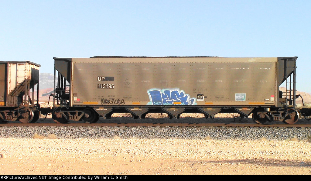 WB Loaded Coal Hooper Frt at Erie NV W-Pshr -89